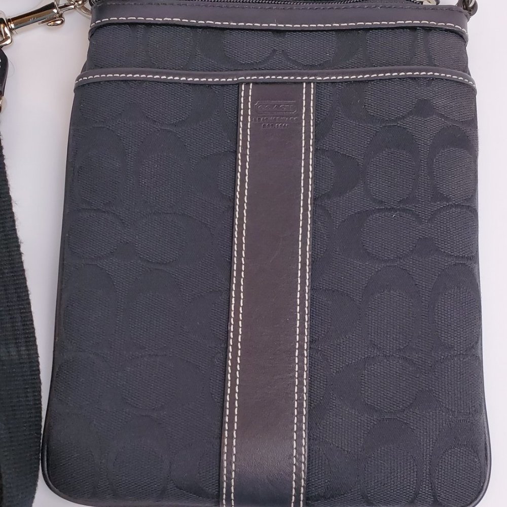 Black Coach Crossbody Purse